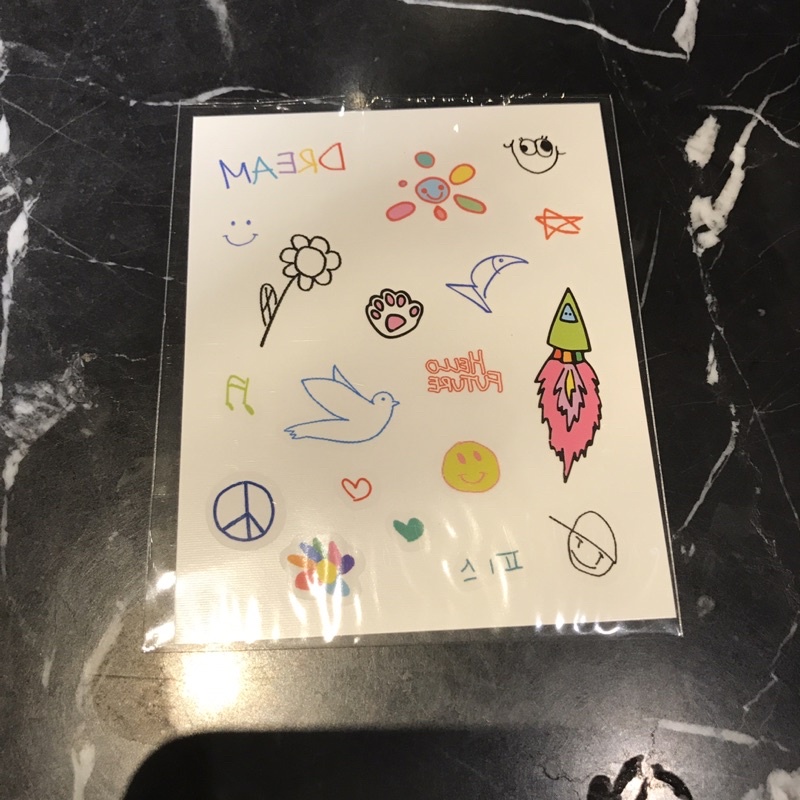 Sticker hình dán album Hello Future