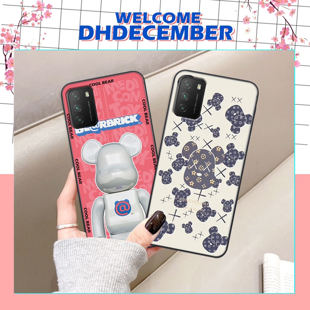 Ốp lưng Xiaomi POCO M3 / M3 PRO in hình K@ws, Cool Be@r SIÊU NGẦU