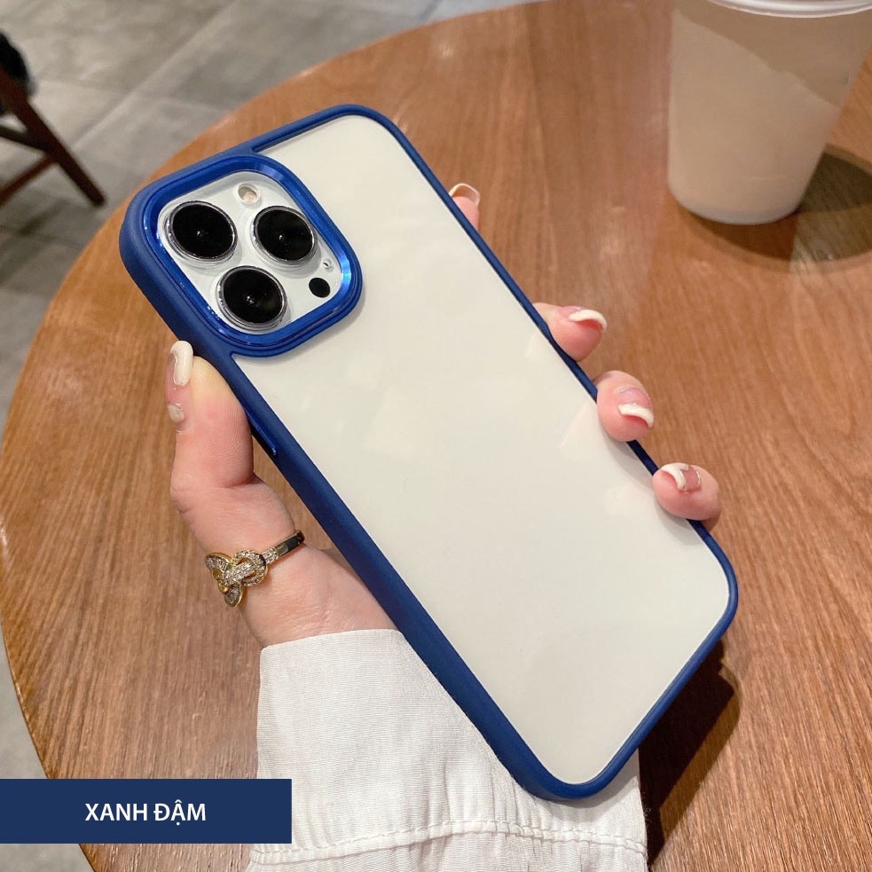 Ốp lưng iPhone 15 Pro/ 15 Pro Max/ 12/ 12 Pro/ 12 Pro Max/ iPhone 11/ 11 Pro Max, ốp trong viền màu hiệu FILADA