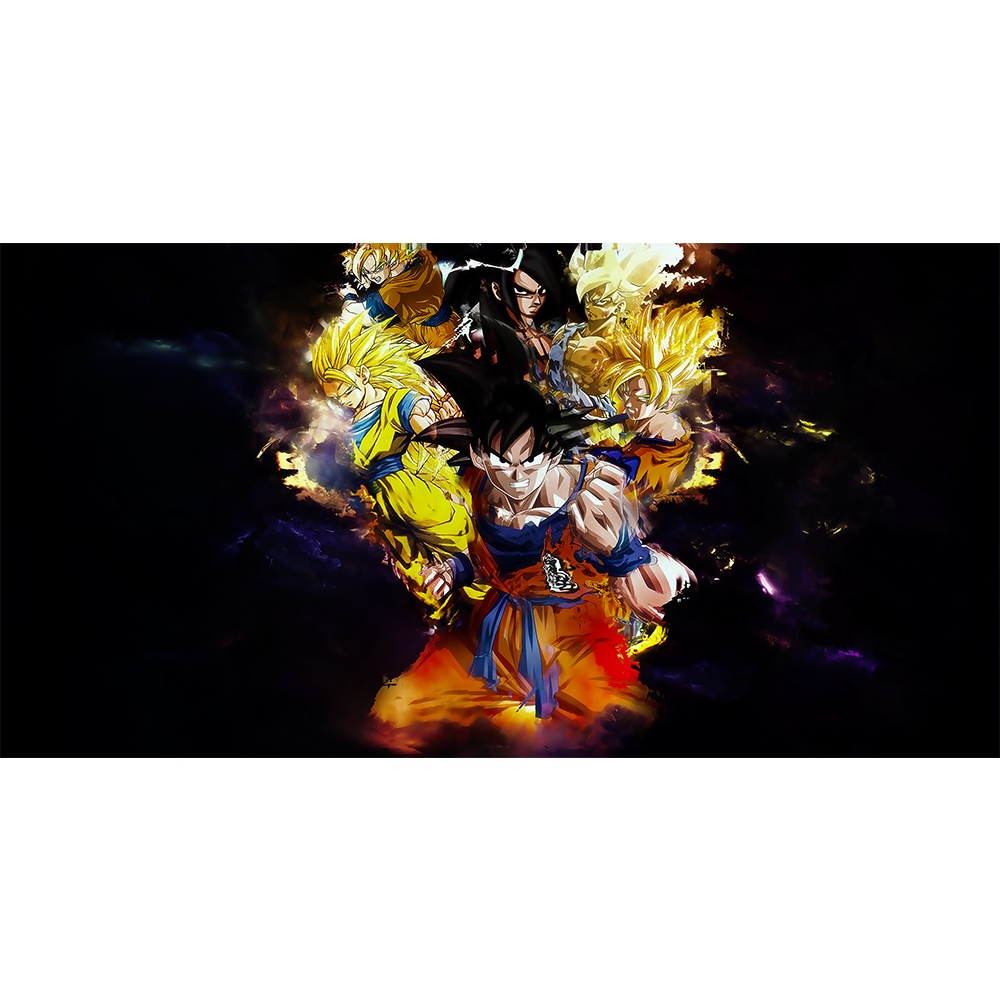 Poster A4 dán tường Anime, decal 21x30 trang trí có keo Dragon Ball Z Wallpapers (10) png, nhận in theo yêu cầu