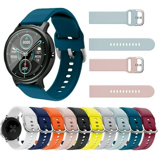 Dây đeo silicone 20mm thay thế cho đồng hồ thông minh xiaomi mibro air / haylou ls02 / colmi p8