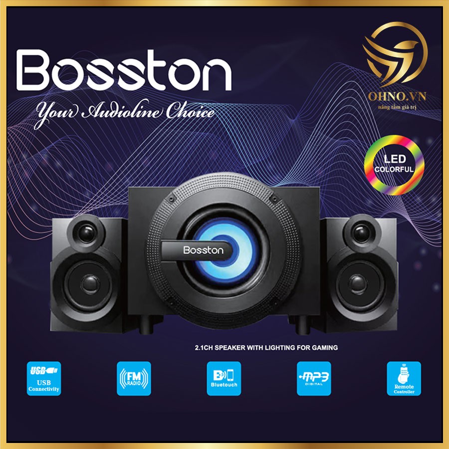 Loa Máy Vi Tính Bosston T3700 Loa Laptop Bluetooth Nghe Nhạc Để Bàn Mini Có Dây – OHNO Việt Nam