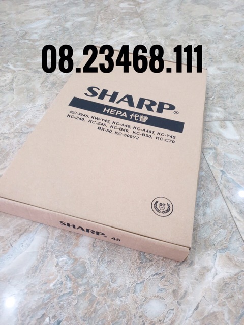 Màng lọc không khí sharp kc 40-45-50 (hepa)