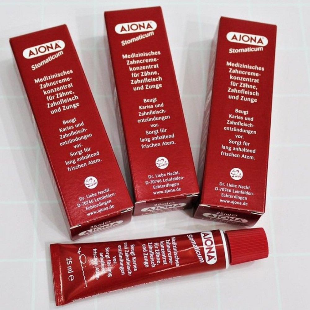 Kem đánh răng ý tế Ajona trắng răng, loại bỏ cao răng, Hàng Đức - Shop Lavenic