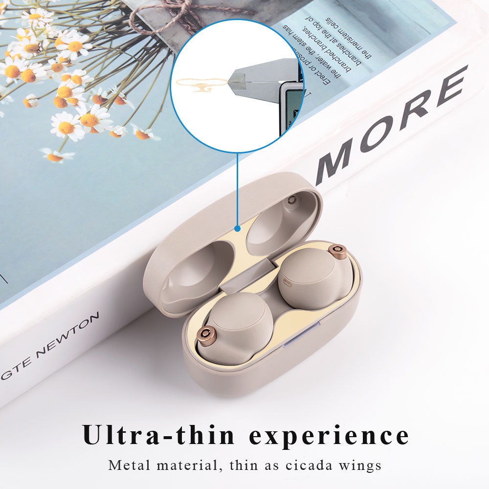 Miếng Dán Kim Loại Bảo Vệ Chống Bụi Cho Máy Cạo Râu SONY WF-1000XM4 2nd