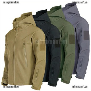 MINON Waterproof Winter Mens Outdoor Jacket Tactical Coat Soft Shell Military Jackets VN