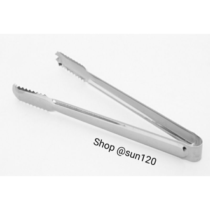 Kẹp inox gắp đá gắp thịt phân loại to dày