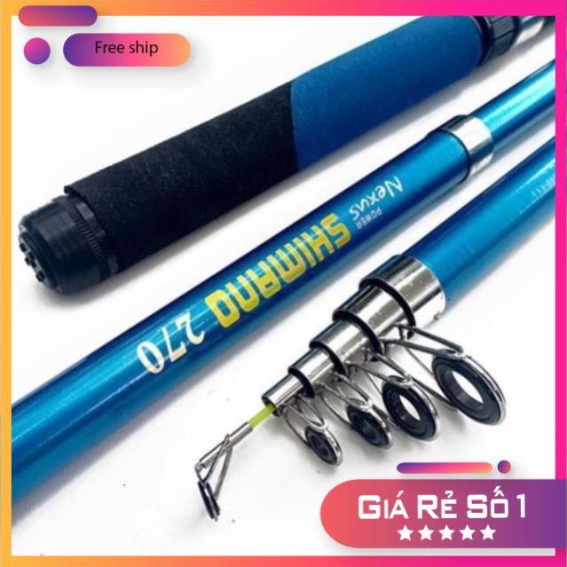 🐠 -BỘ CẦN CÂU MÁY 2M1 KÈM 10 MÓN PHỤ KIỆN  ĐỒ CÂU CHẤT LUONG 🐠