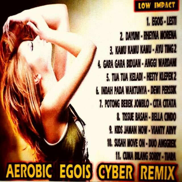Đĩa Cd Nhạc Tập Thể Dục Aerobic Egois Cyber Remix