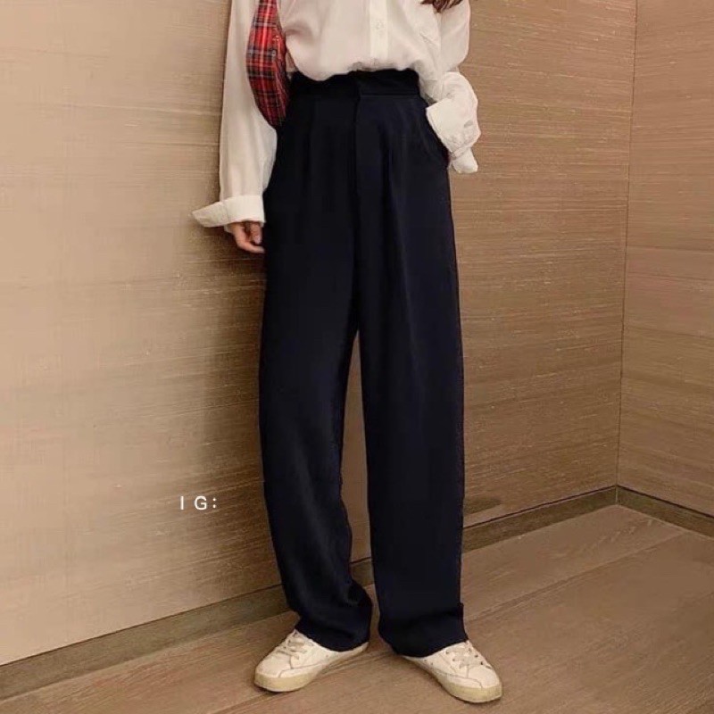 QUẦN CULOTTES ỐNG RỘNG DÀI 100CM SIÊU HACK DÁNG(hình thật/ sẵn)