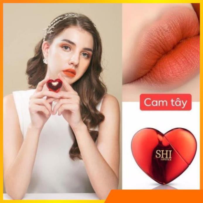 Son trái tim SHI (Hàng Mới Về) Son Môi Dưỡng Ẩm Chống Nước Lâu Trôi Tiện Dụng Chất Lượng Cao V V V . | BigBuy360 - bigbuy360.vn