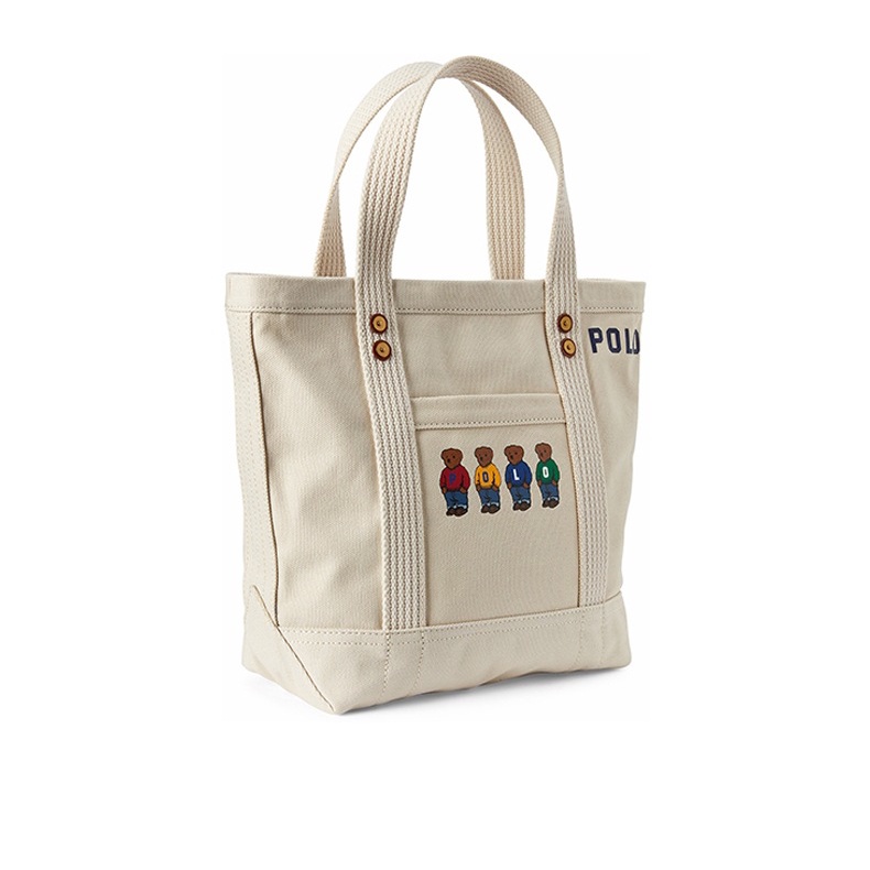 Túi Tote Đeo Vai Vải Canvas In Hình Gấu Ralph Dễ Thương