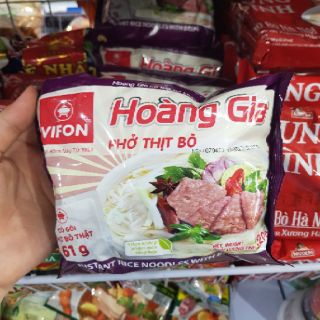 Phở bò hoàng gia thịt thật 120g