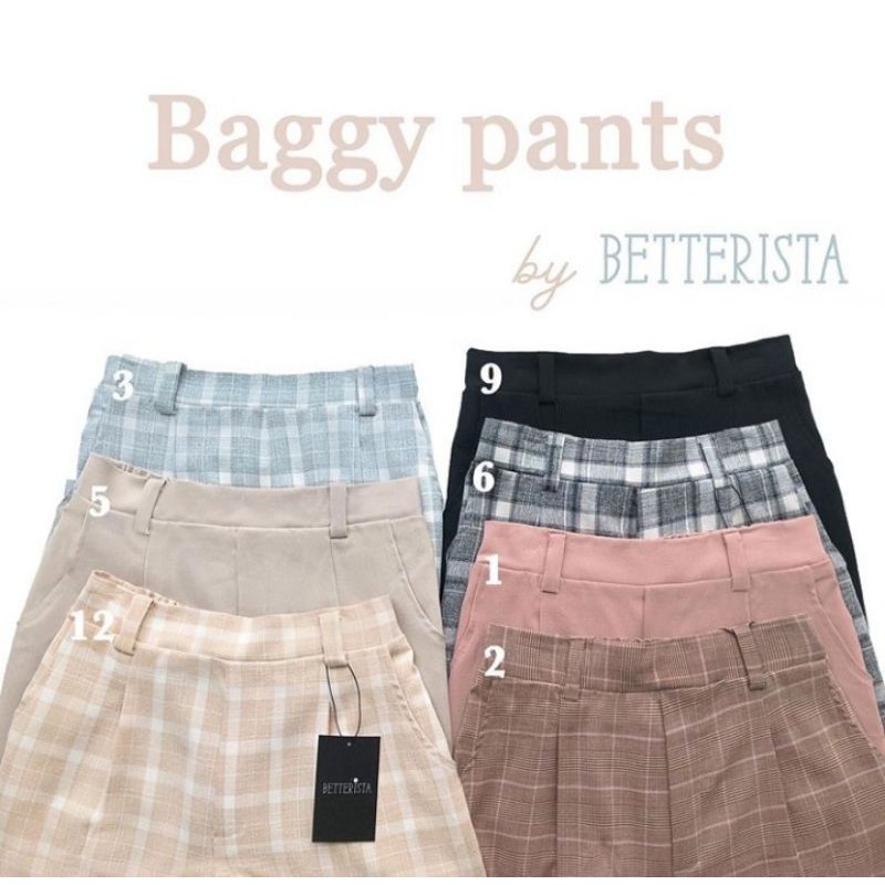 Quần Baggy lưng chun nhiều màu Betterista
