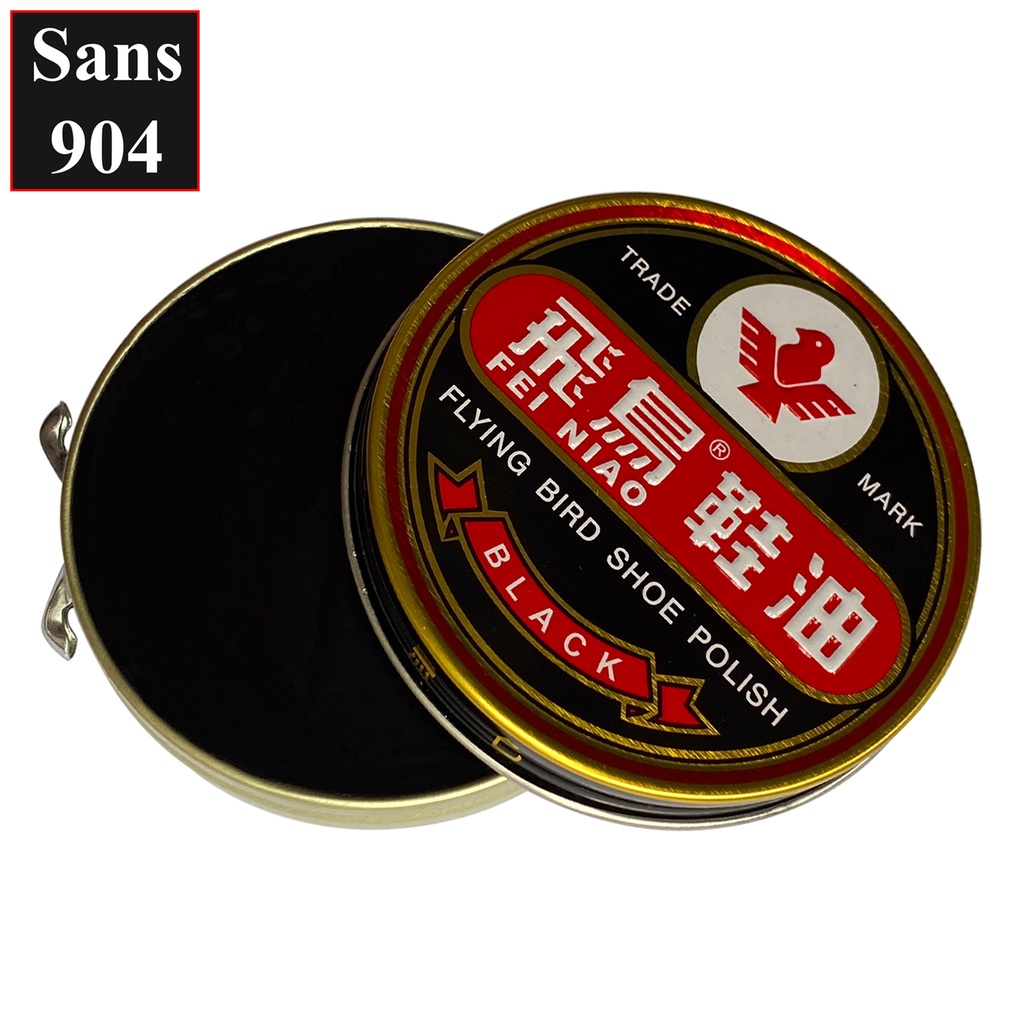 Xi đánh giày đen nâu trắng Sans904 chữa bong tróc xước hỏng giầy túi ví da