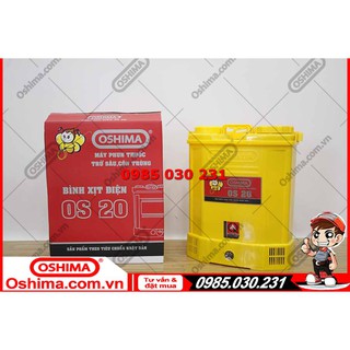 Bình xịt điện Oshima OS20 vàng