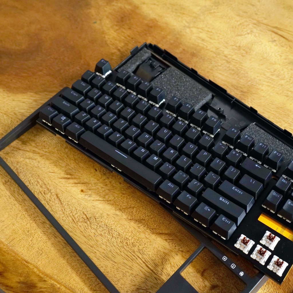 Bàn phím cơ E-Dra EK387 Switch Huano Version 2021 I Tặng thêm Keycap + Đèn Led USB I BH 24 T I Gaming TKL Edra EK387 | WebRaoVat - webraovat.net.vn