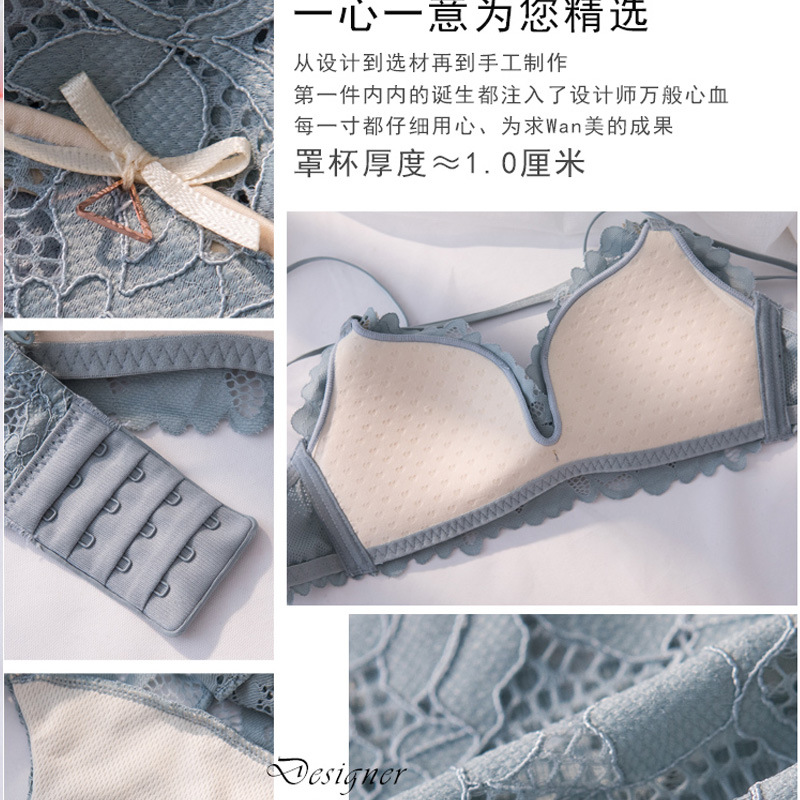 Bộ đồ lót không gọng phối ren xinh xắn đáng yêu dành cho nữ | BigBuy360 - bigbuy360.vn