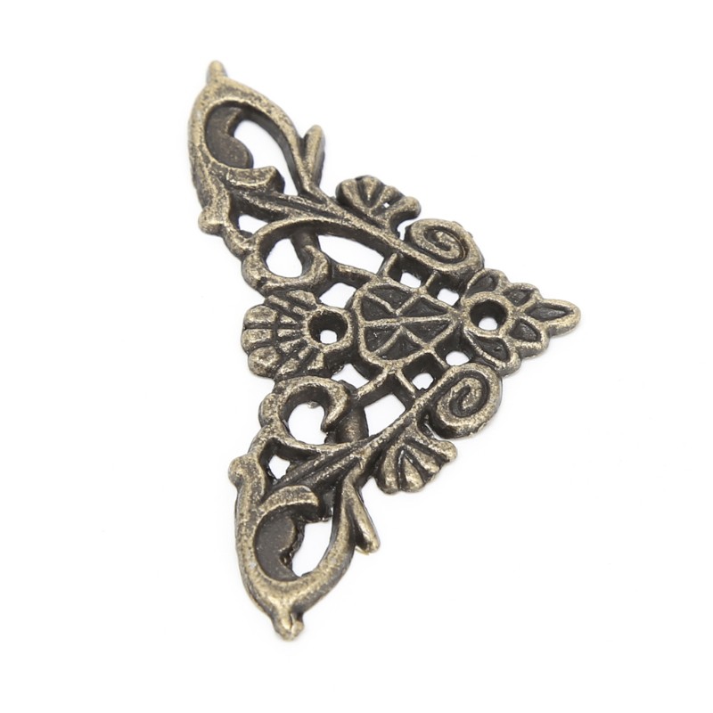 Set 12 phụ kiện trang trí và bảo vệ góc sách ảnh phong cách cổ điển kích thước 33x33x65mm