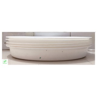 5 khay lót đế chậu d300 - màu trắng