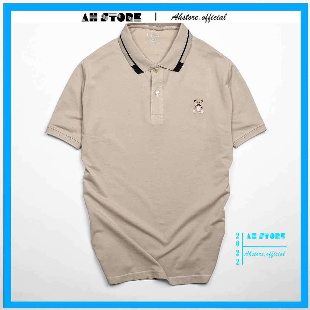 Áo polo nam cổ bẻ họa tiết thêu Teader, Áo thun nam chất liệu vải cá sấu Cotton mềm mịn chuẩn form - AHSTORE