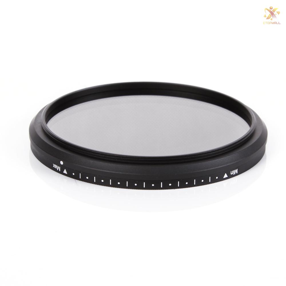 ET Fotga 72mm Slim Fader ND Lens Adjustable Variable Neutral Density ND2 to ND400 for  / 18-200  18-85