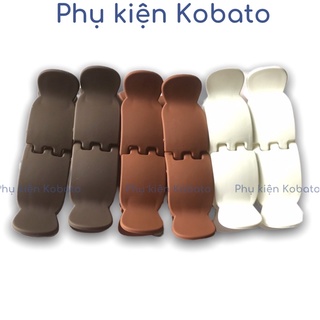 Set 2 Kẹp Tóc Càng Cua Chất Liệu Nhựa Nhám Nano Phân Loại 3 Răng ,5 Răng CBSN040
