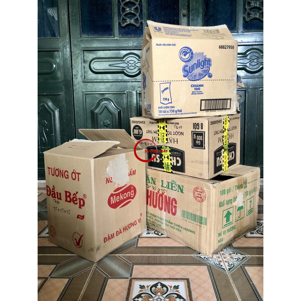 [Giá Sỉ] Thùng Giấy Carton Cũ, Thùng Giấy Đóng Hàng Đủ Kích Cỡ