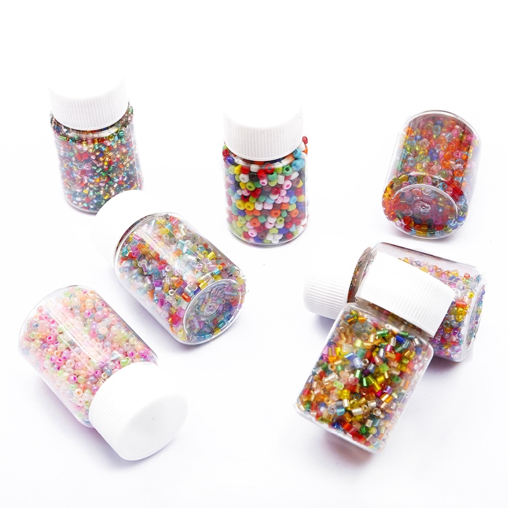 Lọ 3000 hạt cười xỏ làm trang sức 2mm