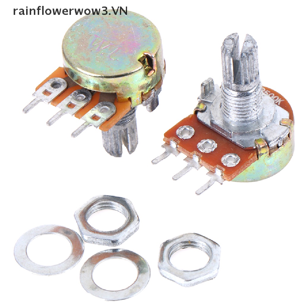 Set 5 Chiết Áp Dây Điện Bằng Hợp Kim WH148 1K 2K 5K 10K 20K 250K 500K 1M Chuyên Dụng