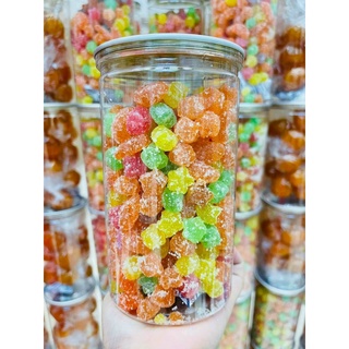 Lon 500g Kẹo Gôm Đường Trái Cây