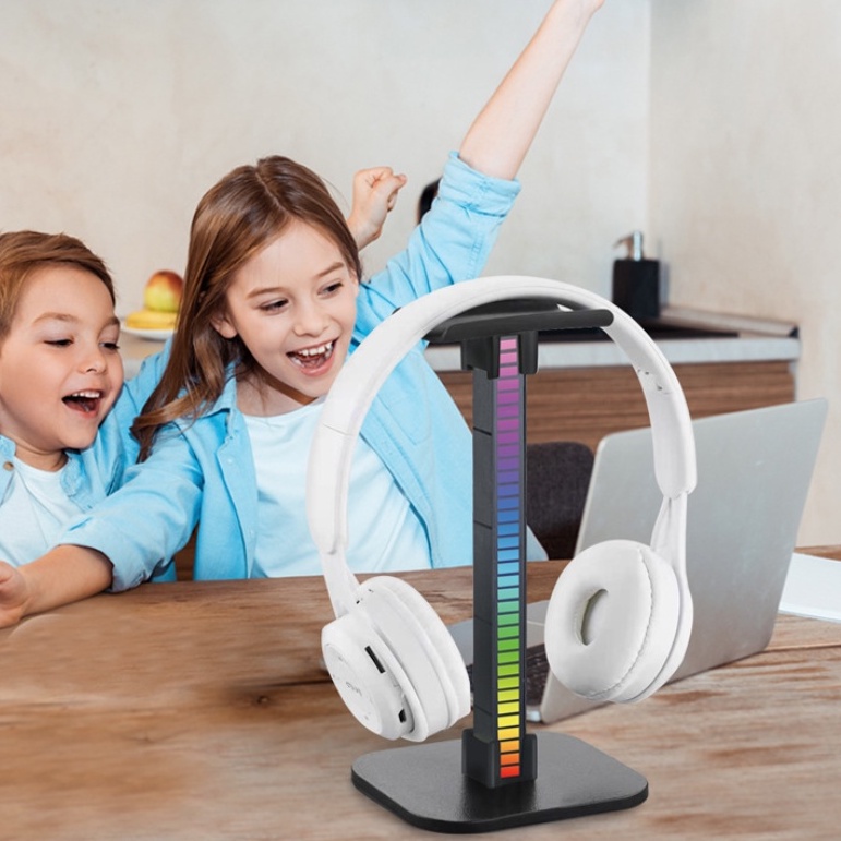 Giá treo tai nghe giá đỡ tai nghe led RGB nháy theo nhạc nhiều chế độ tùy chỉnh