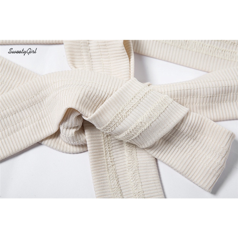 Áo Croptop Tay Dài Cổ Tròn Màu Trơn Thiết Kế Khoét Lỗ Thời Trang Quyến Rũ Dành Cho Nữ 2022