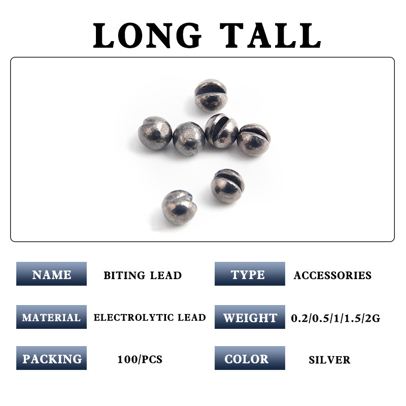 Set 100 Chì Trọng Lượng Câu Cá 5 Kích Cỡ