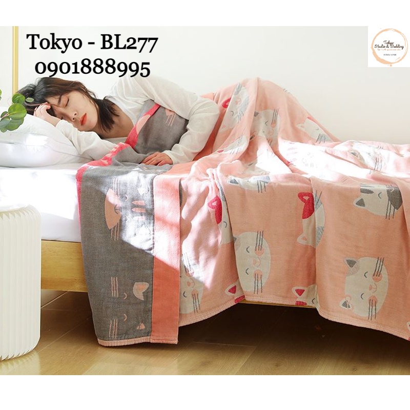 Chăn Xô Organic Cotton Dòng Cao Cấp &amp; Basic (Size L - 230*200cm)