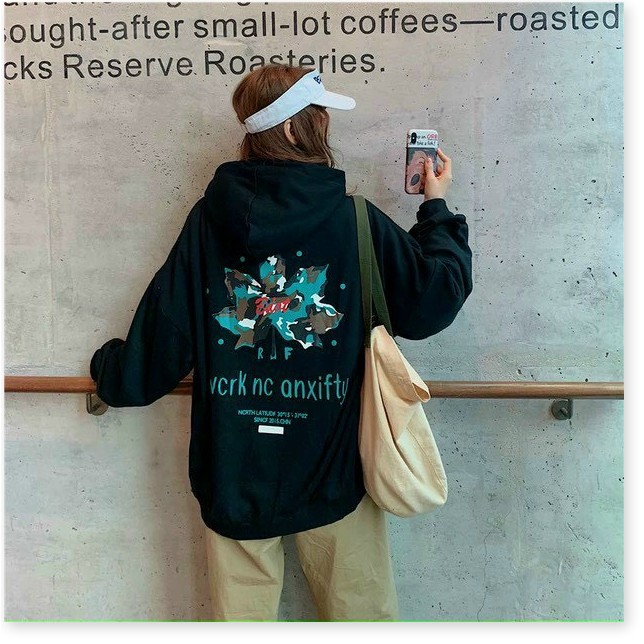 ÁO KHOÁC NỈ HOODIE FORM RỘNG CÁ TÍNH SÀNH ĐIỆU  ĐẲNG CẤP