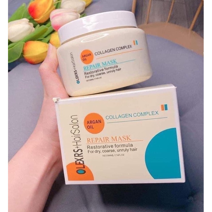 Combo 10 kem ủ tóc Olexrs Collagen