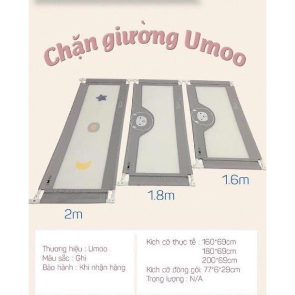 THANH CHẮN GIƯỜNG HÀN QUỐC UMO ( Giá 1 thanh)