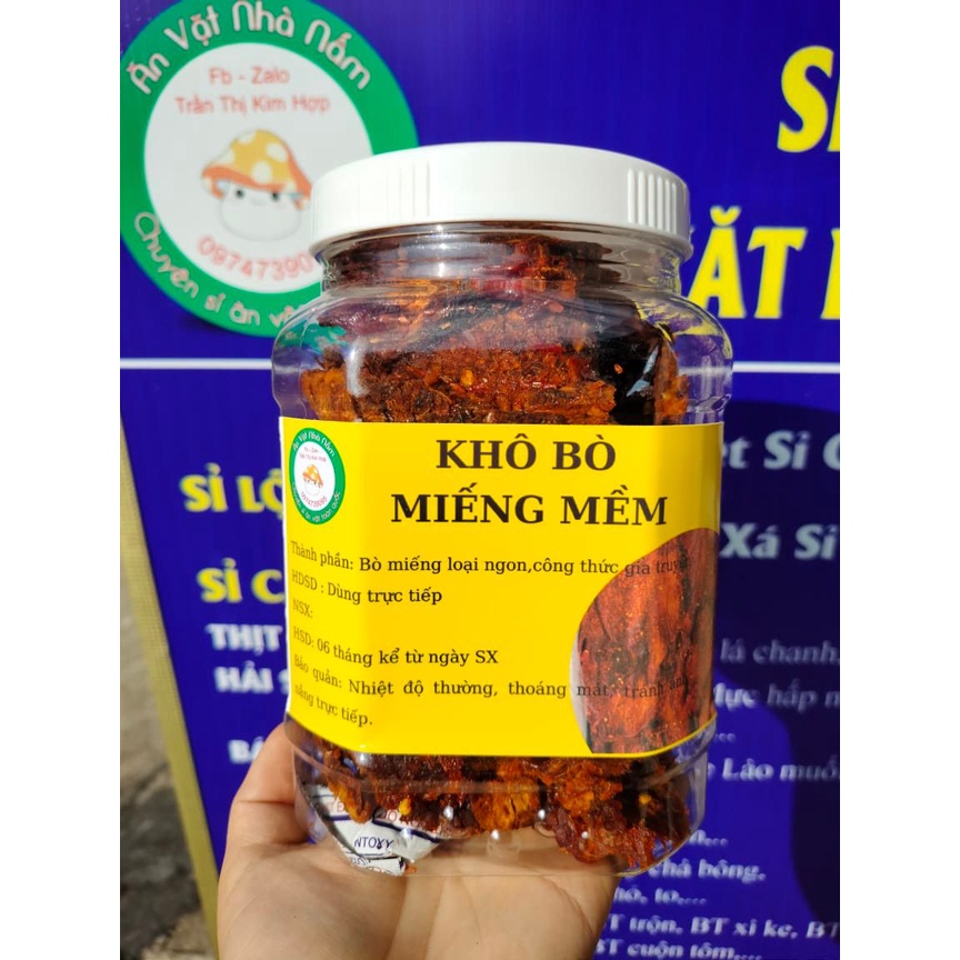 KHÔ BÒ MIẾNG MỀM ĐẬM VỊ 300gr. ĂN VẶT NHÀ NẤM. | BigBuy360 - bigbuy360.vn