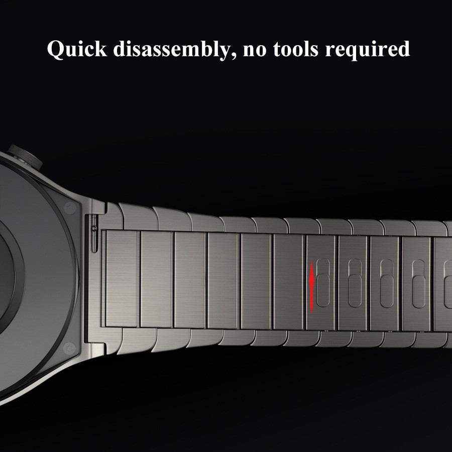 Dây Đeo Bằng Thép Không Gỉ 22mm Cho Đồng Hồ Thông Minh Huawei GT3 GT2 Pro GT2 46mm GT2e