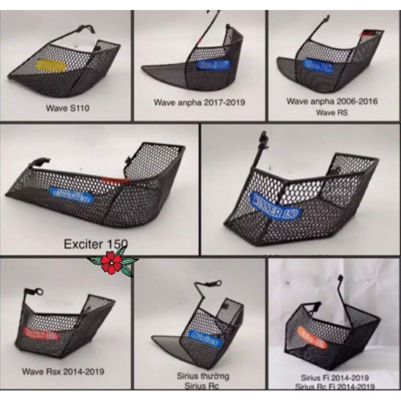 Rổ mini dành cho xe máy