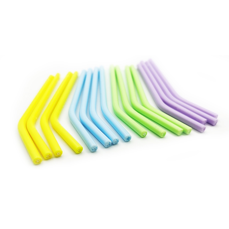 Set 250 Đầu Gắn Ống Bơm Nước 3 Chiều Trong Suốt Dùng Một Lần Cho Nha Khoa