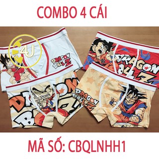 Combo 4 Quần Lót Nam Hoạt Hình Độc Lạ