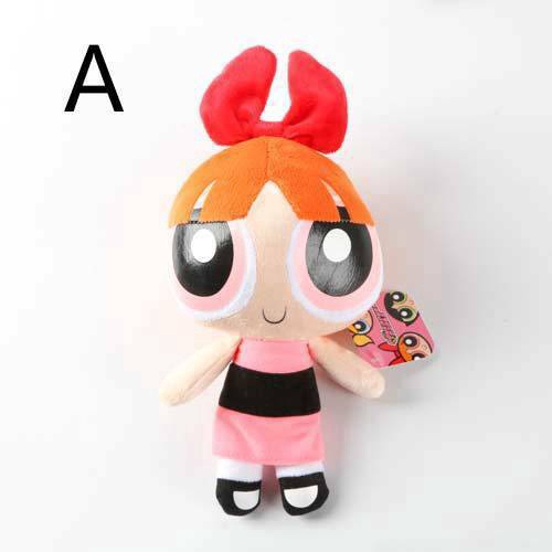 Búp bê nhồi bông hình nhân vật hoạt hình The Powerpuff Girls 1999 20cm dễ thương