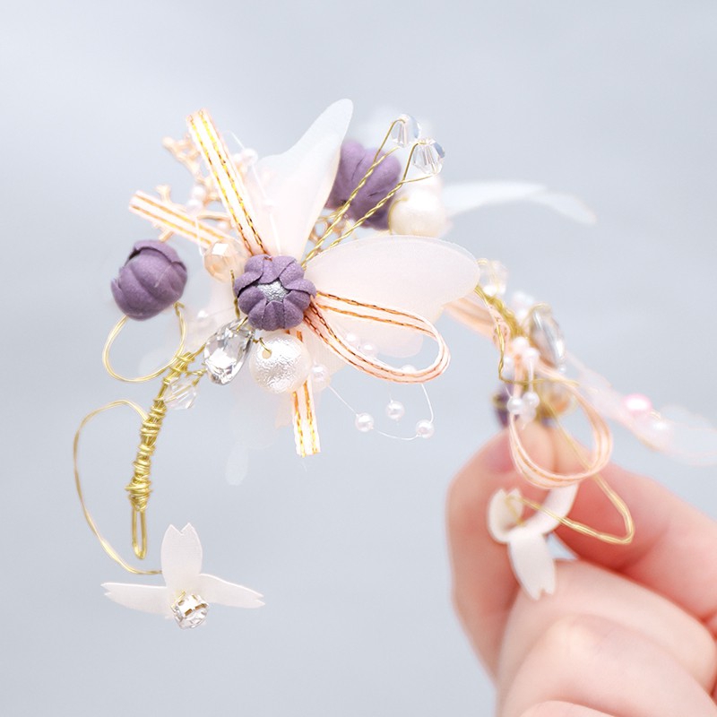 Vòng Hoa Đeo Tay Xinh Xắn Hợp Thời Trang Dành Cho Phù Dâu