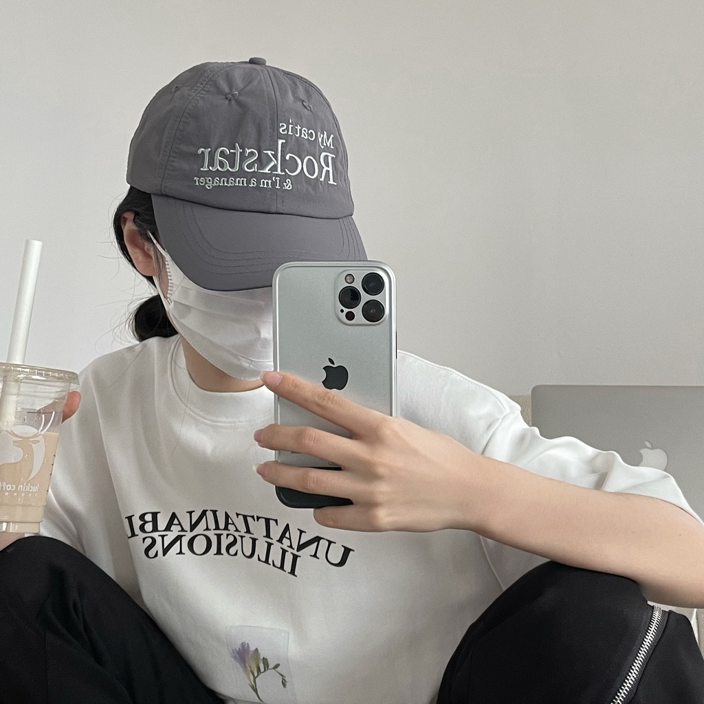 Mũ Lưỡi Trai Mềm Thêu Chữ my catis rockstar 22