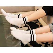Tất Thể Thao Nam Nữ Cổ Ngắn vớ unisex Siêu Dày Phong Cách Hàn QuốcFREESHIPTất Cổ Cao Họa Tiết Kẻ Ngang