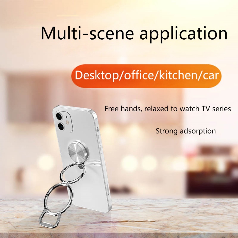 ✿ 180° Giá Đỡ Điện Thoại Có Thể Xoay Kèm Dụng Cụ Mở Nắp Chai Tiện Lợi