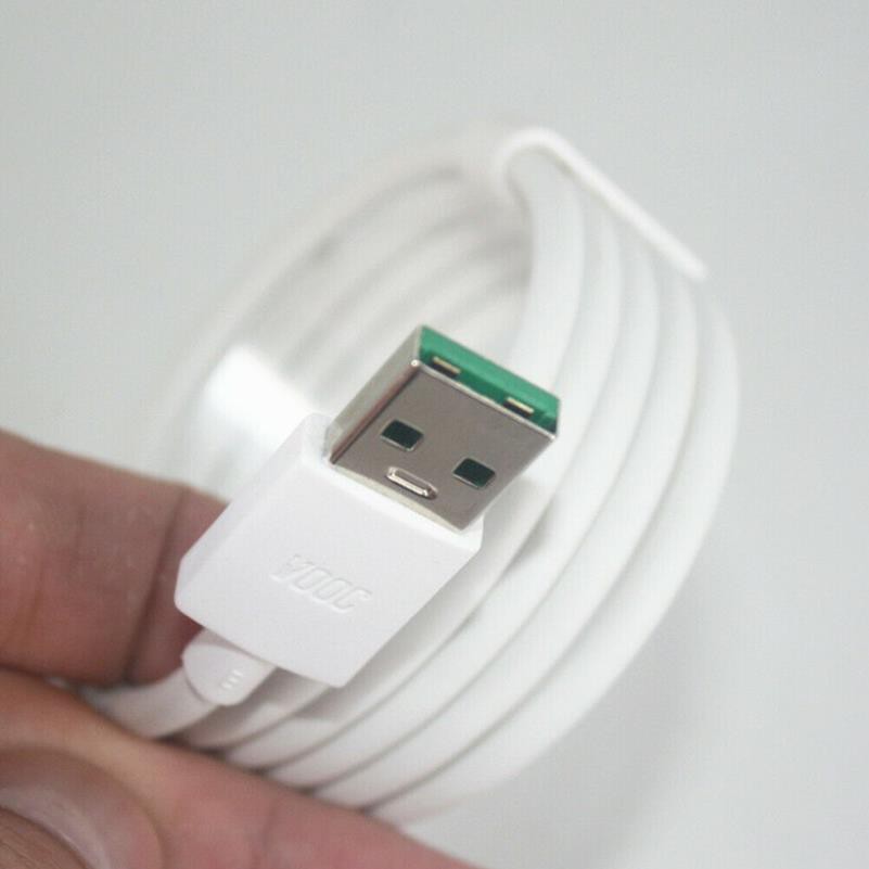 Bộ Sạc  VOOC zin máy sạc nhanh F9/R9/F11/ F11 Pro - Cáp VOOC Micro-USB 7 PIN 1M - Hàng Chính Hãng