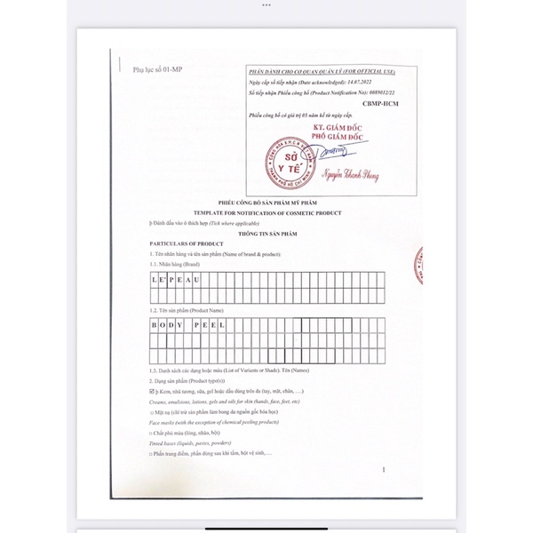 Peel nách retinol Le Peau, peel body 150g trắng da mờ thâm sau 7 ngày